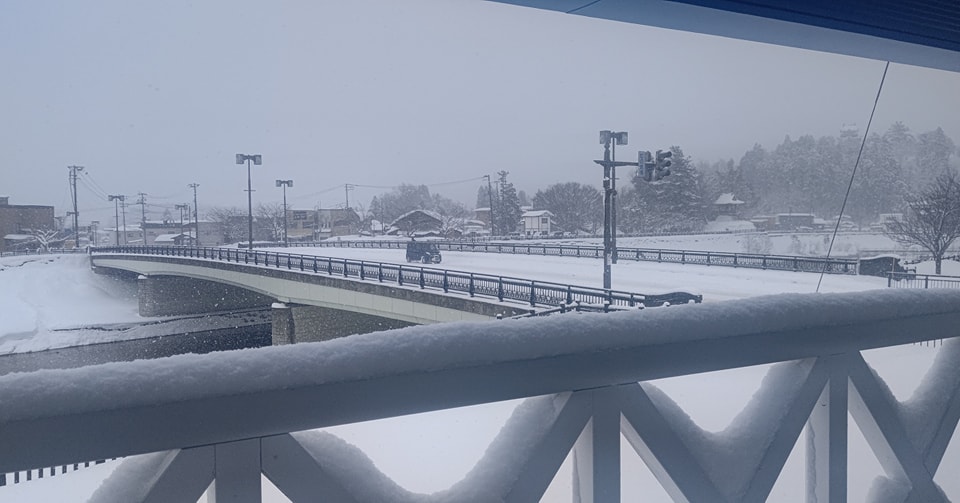 2階から見える【蛇の崎橋】です The自由庵